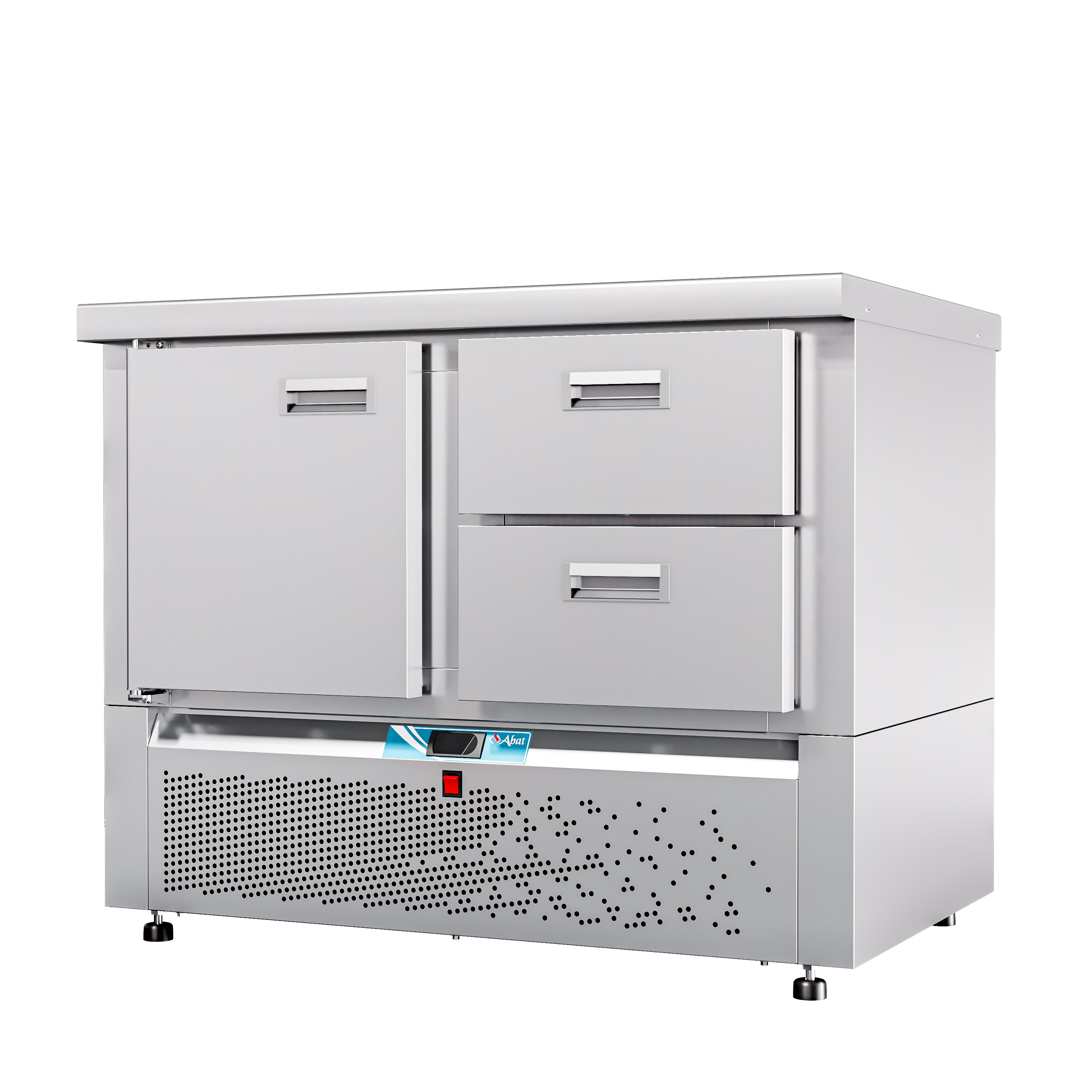 Стол холодильный среднетемпературный СХС-70Н-01 (дверь, ящики 1/2) без борта