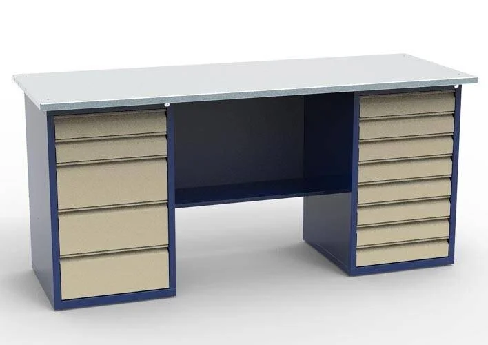 Верстак слесарный двухтумбовый СВ-2Т.05.08.19