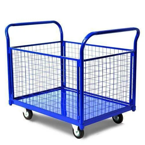 Тележка платформенная с сетчатыми бортами ТПС-21б(600х900)